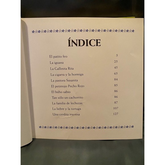 El Tesoro De Los Cuentos De Animales Child's Spanish Language Animal Fables - Picture 4 of 7